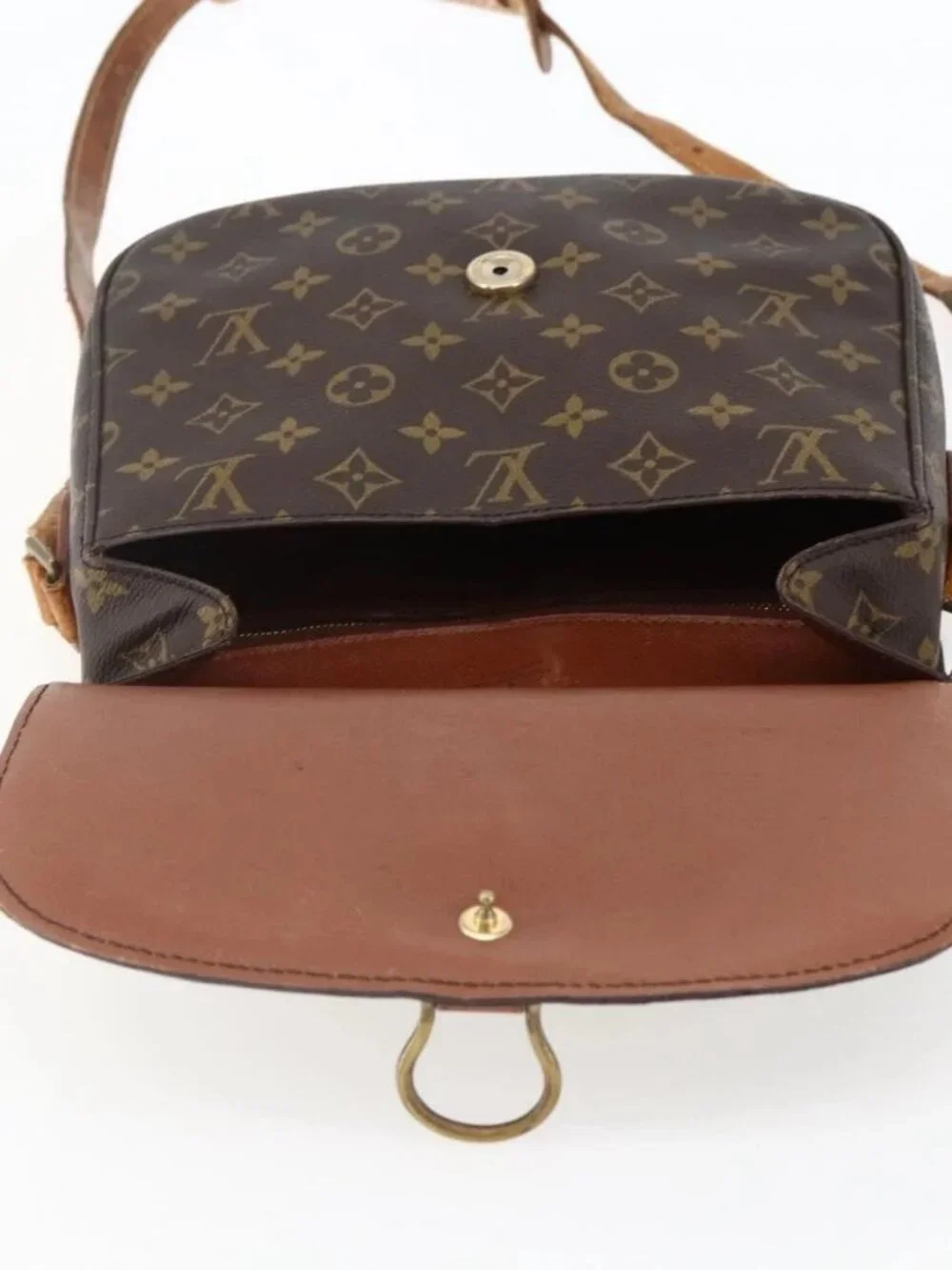 LOUIS VUITTON Monogram Saint Cloud GM Shoulder Bag